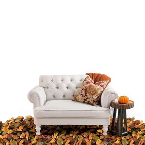 Cozy Fall Reading Nook Png Svv PNG Image