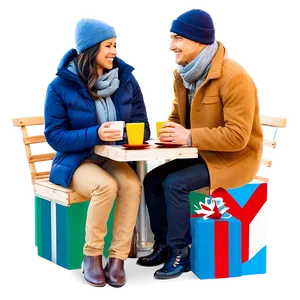 Cozy Winter Date Png Fnt91 PNG Image