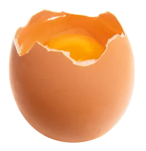 Cracked Egg Yolk Revealed.png PNG Image