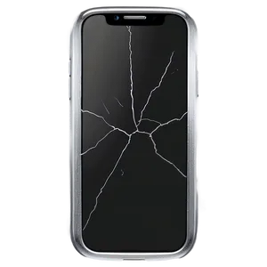 Cracked Mobile Screen PNG Ppn PNG