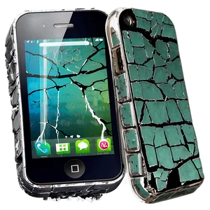 Cracked Phone Display Art Png 91 PNG Image