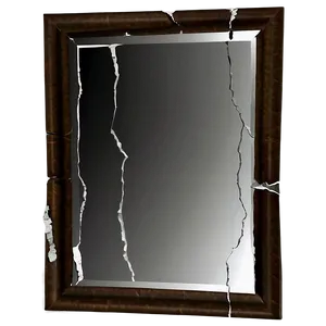 Cracked Wall Mirror Png Amd PNG Image