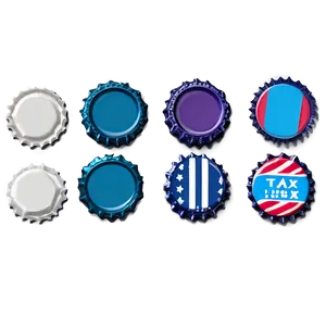 Craft Bottle Cap Assortment Png Bdk PNG Image