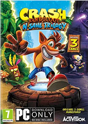 Crash Bandicoot N Sane Trilogy P C Cover PNG Image