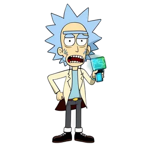 Crazy Rick Sanchez Png 06122024 PNG Image