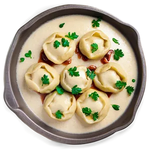 Creamy Mushroom Pierogi Png 06252024 PNG Image