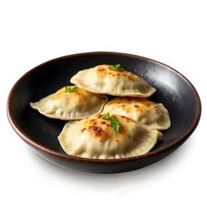 Creamy Mushroom Pierogi Png Fxq76 PNG Image