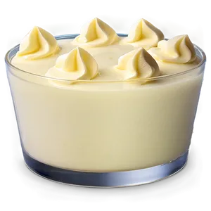 Creamy Vanilla Jello Pudding Png 15 PNG Image