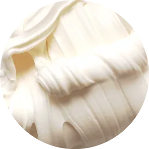 Creamy White Slime Texture PNG Image