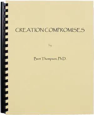 Creation Compromises Spiral Bound Book Cover PNG Image