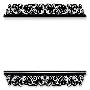 Creative Black Border Pattern Png Rwk62 PNG Image