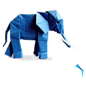 Creative Origami Elephant Png Vtv PNG Image