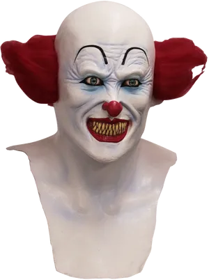 Creepy Clown Mask PNG Image