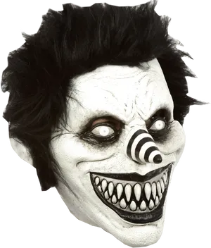 Creepy Clown Mask PNG Image