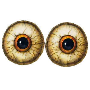 Creepy Eyes Illustration Png 05252024 PNG Image