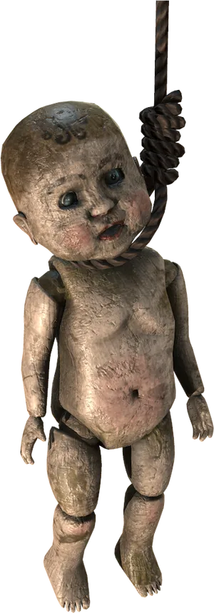 Creepy_ Hanging_ Doll PNG Image