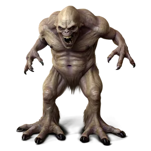 Creepy Monster Drawing Png Dqy PNG Image