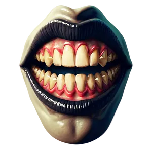 Creepy Mouth Illustration Png 35 PNG Image