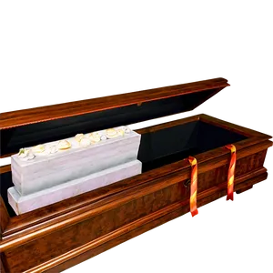 Creepy Open Coffin Png Qrv PNG Image