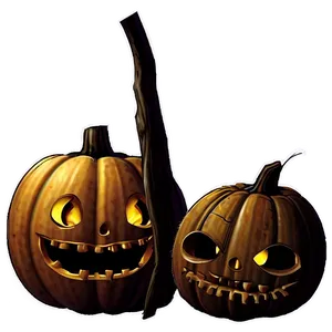 Creepy Pumpkin Patch Png 1 PNG Image