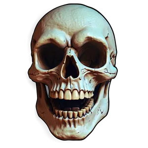 Creepy Skull Face Drawing Png Tnc73 PNG Image