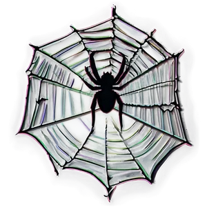 Creepy Spider Web Png Uiq PNG Image