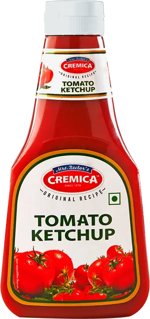 Cremica Tomato Ketchup Bottle PNG Image