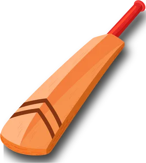 Cricket Bat Illustration.png PNG Image