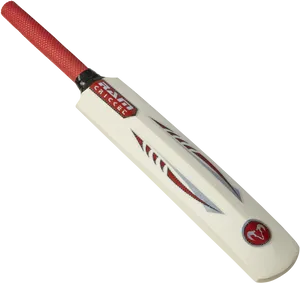 Cricket Bat Red Grip PNG Image