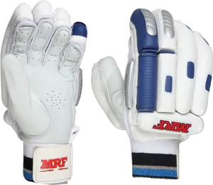 Cricket Batting Gloves M R F Brand PNG Image