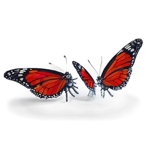 Crimson Butterfly Artwork Png Utx PNG Image