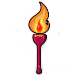 Crimson Flame Graphic Png 06252024 PNG Image