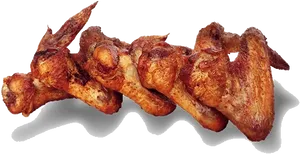 Crispy_ Chicken_ Wings_ Transparent_ Background.png PNG Image