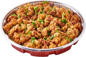 Crispy Fried Chicken Bites PNG Image