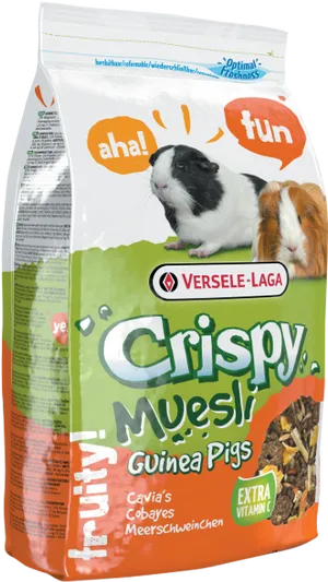 Crispy Muesli Guinea Pig Food Package PNG Image