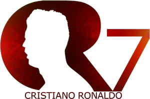 Cristiano Ronaldo Silhouette Graphic PNG Image