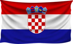 Croatian National Flag PNG Image