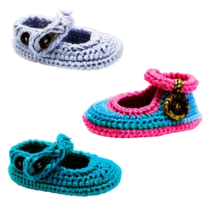 Crochet Baby Shoes Png 9 PNG Image