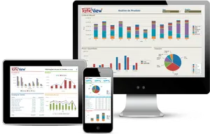 Cross Device Analytics Dashboard Display PNG Image