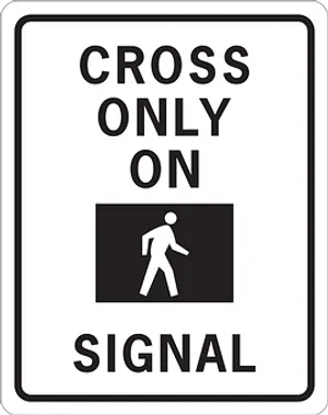 Cross Only On Signal Sign PNG Image