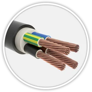 Cross Sectionof Electrical Cable PNG Image