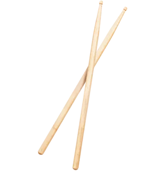 Crossed Drumsticks Black Background PNG Image