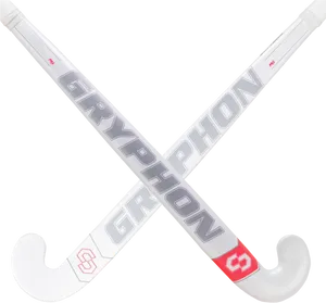 Crossed Field Hockey Sticks Graypho PNG Image