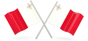 Crossed Flags Incorrect Indonesia Malta Hybrid PNG Image