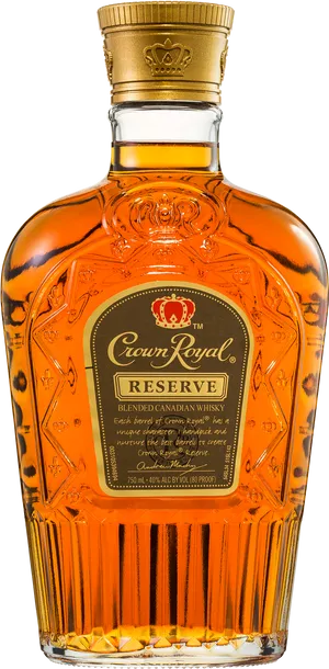 Crown Royal Reserve Whisky Bottle PNG Image