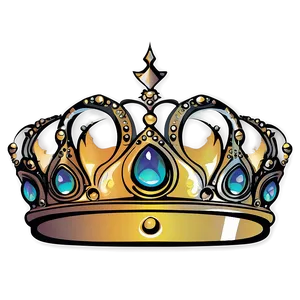 Crown Vector D PNG Image