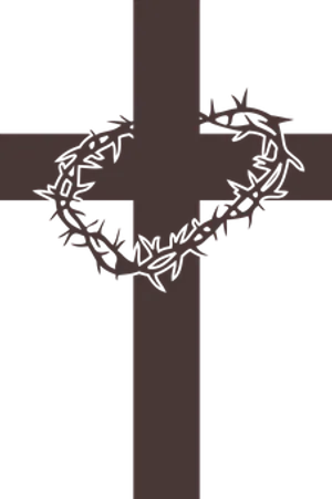 Crownof Thornsand Cross PNG Image