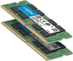 Crucial Laptop R A M Modules PNG Image