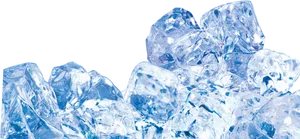 Crystal Clear Ice Cubes Background PNG Image