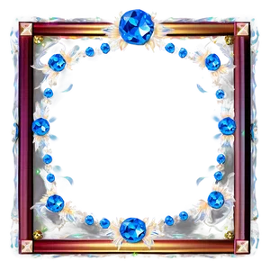 Crystal Wedding Frame Png Ptq PNG Image